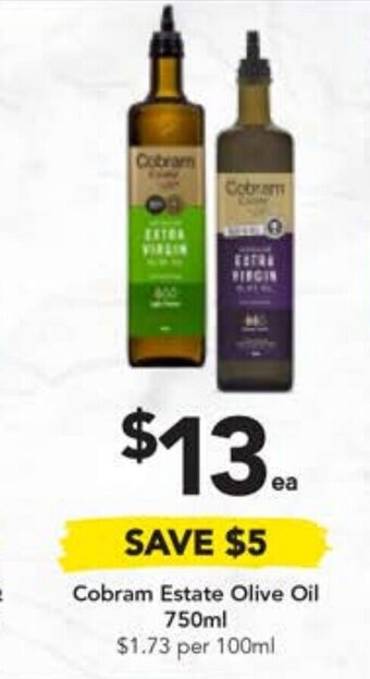 Drakes Cobram Estate Olive Oil 750ml offer