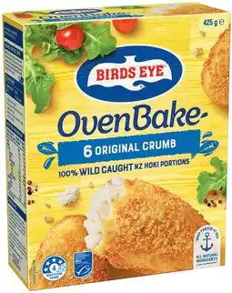 IGA Birds Eye Oven Bake Fish Fillets 425g Selected Varieties offer
