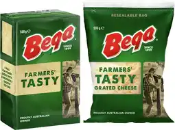 IGA Bega Cheese Grated or Block 500g Selected Varieties offer