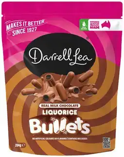 IGA Darrell Lea Chocolate Coated Share Pack 150‑204g Selected Varieties offer