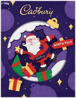 IGA Cadbury North Pole Advent Calendar 90g offer