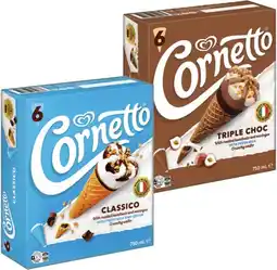 IGA Streets Cornetto Ice Cream Cone 6 Pack Selected Varieties offer