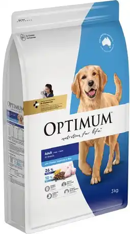 IGA Optimum Dry Dog Food 2.5‑3kg Selected Varieties offer