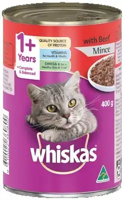 IGA Whiskas Wet Cat Food 400g Selected Varieties offer