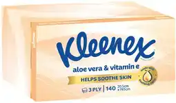 IGA Kleenex Facial Tissues 140 Pack Selected Varieties offer