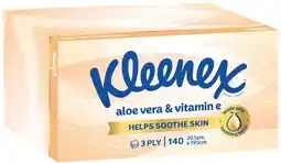 IGA Kleenex Facial Tissues 140 Pack Selected Varieties offer