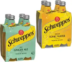 IGA Schweppes Mixers 4x300mL Selected Varieties offer