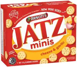 IGA Arnott’s Jatz Minis 170g Selected Varieties offer