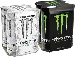 IGA Monster Energy Drink 4x500mL Selected Varieties offer