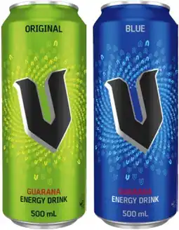 IGA V Energy Drink 500mL Selected Varieties offer