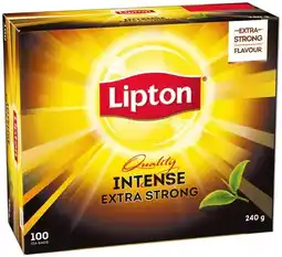 IGA Lipton Quality Intense Extra Strong Tea Bags 100 Pack offer