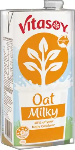 IGA Vitasoy Oat or Almond Milky Long Life Milk 1 Litre offer