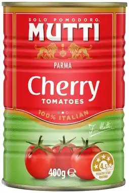 IGA Mutti Cherry Tomatoes or Baby Roma Tomatoes 400g offer