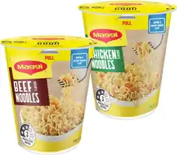 IGA Maggi Cup Noodles 58‑65g Selected Varieties offer