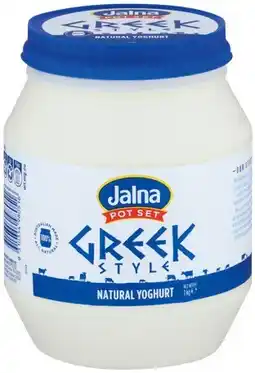 IGA Jalna Pot Set Yoghurt 1kg Selected Varieties offer