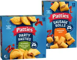 IGA Patties Sausage Rolls, Party Pasties or Pies 12 Pack Selected Varieties offer
