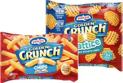 IGA Birds Eye Golden Crunch Potato Chips 900g, Lattice or Sidewinders Chips 750g Selected Varieties offer