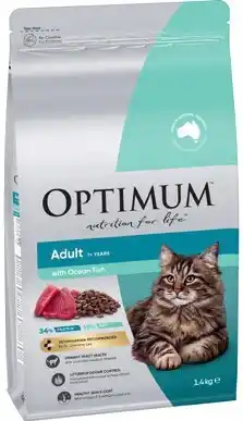 IGA Optimum Dry Cat Food 1.4kg Selected Varieties offer