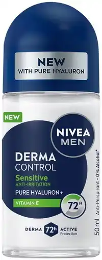 IGA Nivea Derma Control Roll-On 50mL Selected Varieties offer