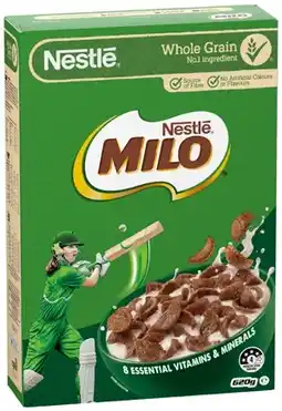 IGA Nestle Milo Cereal 620g offer