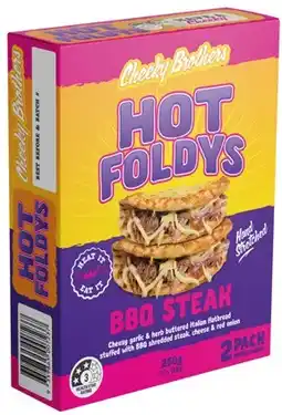 IGA Cheeky Brothers Hot Foldy 2 Pack Selected Varieties offer
