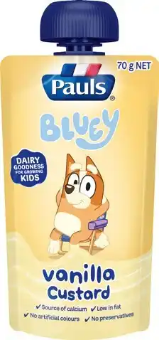 IGA Pauls Custard 70g Selected Varieties offer