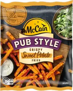 IGA McCain Pub Style Crispy Sweet Potato Fries 750g offer