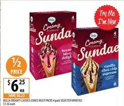 Supabarn Bulla creamy classics cones multi packs selected varieties offer