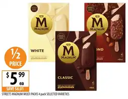 Supabarn Streets magnum multi packs selected varieties offer