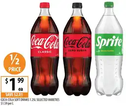 Supabarn Coca-cola soft drinks selected varieties offer