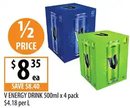 Supabarn V energy drink offer