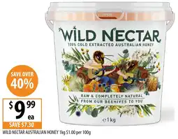 Supabarn Wild nectar australian honey offer