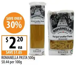 Supabarn Romanella pasta offer