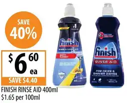 Supabarn Finish rinse aid offer
