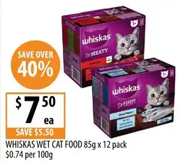 Supabarn Whiskas wet cat food offer