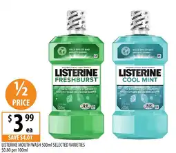 Supabarn Listerine mouth wash offer