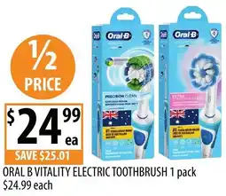 Supabarn Oral b vitality electric toothbrush offer