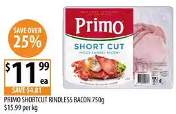 Supabarn Primo shortcut rindless bacon offer