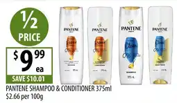 Supabarn Pantene shampoo & conditioner offer