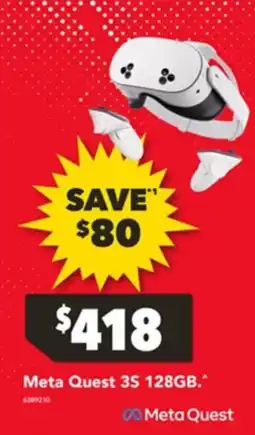 Harvey Norman Meta Quest 3S 128GB offer
