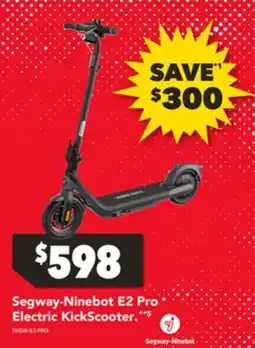 Harvey Norman Segway-Ninebot E2 Pro Electric KickScooter offer