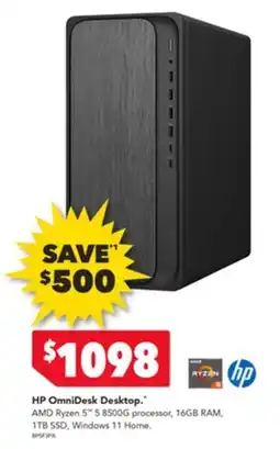 Harvey Norman Hp omnidesk desktop offer