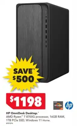 Harvey Norman Hp omnidesk desktop offer