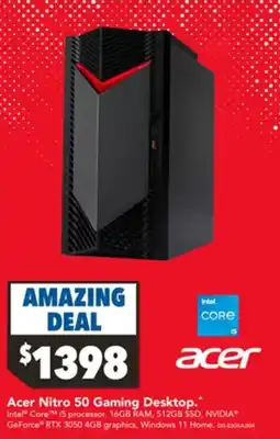 Harvey Norman Acer Nitro 50 Gaming Desktop offer