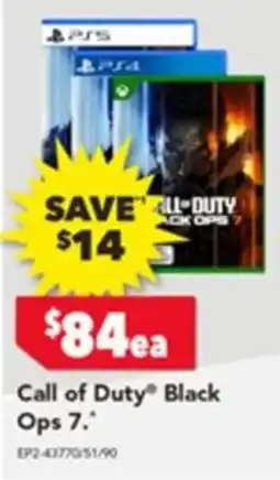 Harvey Norman Call of Duty Black Ops 7 offer