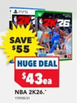 Harvey Norman NBA 2K26 offer