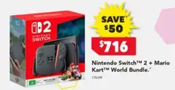 Harvey Norman Nintendo Switch 2 + Mario Kart World Bundle offer