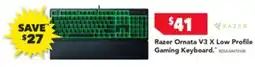 Harvey Norman Razer Ornata V3 X Low Profile Gaming Keyboard offer