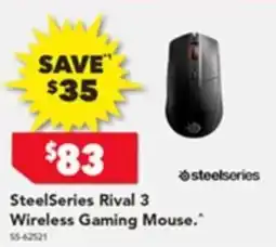 Harvey Norman SteelSeries Rival 3 Wireless Gaming Mouse offer