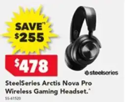 Harvey Norman SteelSeries Arctis Nova Pro Wireless Gaming Headset offer